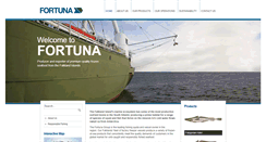 Desktop Screenshot of fortunaseafoods.com