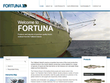 Tablet Screenshot of fortunaseafoods.com
